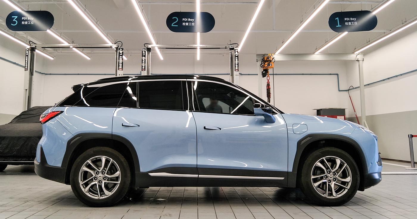 LED Linear Trunking Lights Application in 4S Service Center